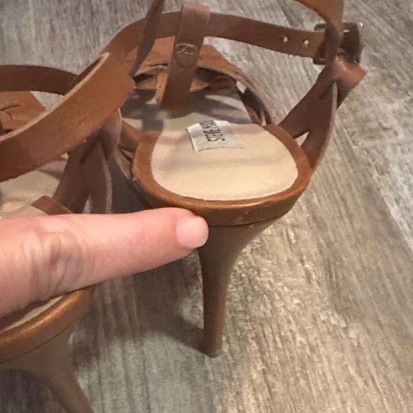 Steve Madden Brown Platform Heels - Picture 4 of 5